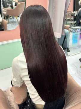 ガーランド(Girland) 【girland】カシスレッド 韓国風/レイヤーカット