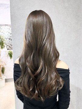 エースヘアー(A.hair) オリーブベージュ/レイヤーカット/髪質改善トリートメント