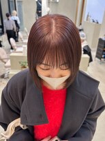 スニュウ(snuw)&nbsp;似合わせカットボブ小顔カットグレージュラベンダー