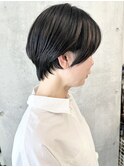 ＊大人ショートボブ大人かわいい丸みショート前髪あり30代40代2