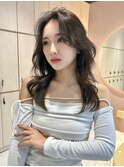 フェミニンロング×顔周りレイヤーカット韓国ブリーチなし[大宮]