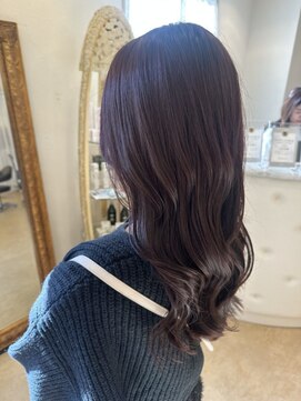 グラマラス GLAMOROUS ピンクラベンダー×ロング 韓国/髪質改善