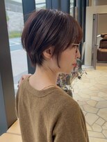 ジアン バイ ミルボン 西宮ガーデンズプラス(GIEN by milbon) 前下がりショート/チョコレートブラウン