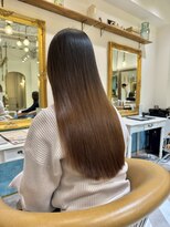 ロンドアベニール 北千住(Lond avenir)&nbsp;イメチェン外ハネボブ美髪ワイドバングレイヤー髪質改善縮毛矯正