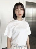 シースルーボブ