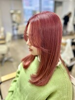 ルアン 上通り(ruen) ケアブリーチと暖色カラー