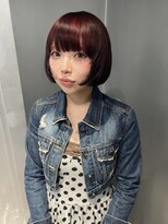 ペレ 梅田(PELE)&nbsp;イメチェン/ホワイトブロンド/外ハネボブ/美髪/梅田