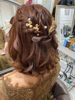 セット アンド バイ ルゥーダ 品川駅前店(SET and..by Rouxda.)&nbsp;おろしヘアのアレンジ