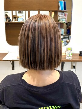 ルイ(ROUIS produced by LUCK 津田沼) ROUIS 津田沼 フェイスフレーミング×アンブレラカラー