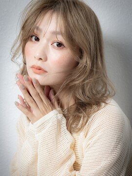 カバーヘア ブリス 川口(COVER HAIR bliss) ホワイトブロンドハイトーンカラーウルフカットz川口20代30代