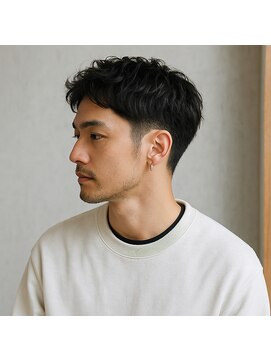 スープレックス ヘアーデザイン(SOUPREX HAIR DESIGN) くせ毛をいかしたツーブロックスタイル 20代 30代 40代 50代