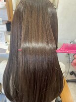 ベリテ 津田沼駅前店(verite)&nbsp;着物ヘア/ダークアッシュ/ミディアムレイヤーカット津田沼駅前