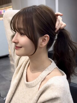 アビー(ABBEY3) 顔まわり顔周り前髪カットミディアムレイヤーロングレイヤー