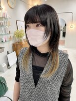 ヘアー アイス カンナ(HAIR ICI Canna)&nbsp;20代30代大人可愛い透明感バレイヤージュケアブリーチ小顔