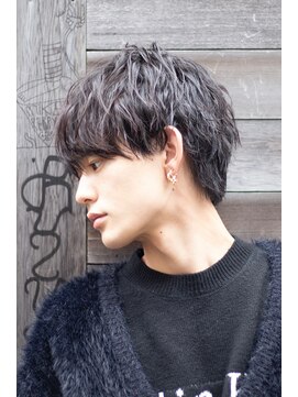 ヴェイン 渋谷(vain) 波巻きカルマパーマ束感トレンド清潔感カットk