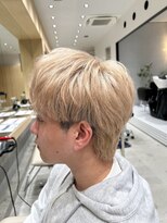 エン 栄店(enne) メンズ/ウルフ/マッシュ/リバースセンターパート/前髪/栄