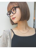 銀座 ボブ 切りっぱなし 内巻き