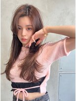 エイミー(Aimee) aimee 町田 おすすめ シャギー×ミルクティー