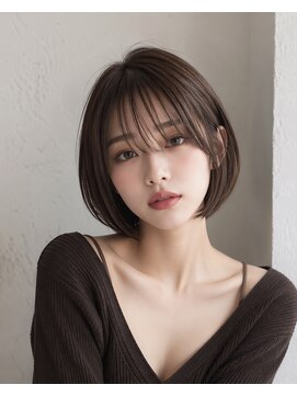 ワゴンバイアフロート(Wagon by afloat) ボブ×20代３0代×ナチュラルボブ×チョコレートブラウン×池袋