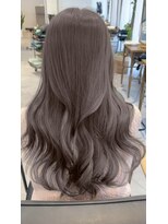 リアンバイアリュール(Lian by Allure)&nbsp;透明感寒色カラー　ブリーチダブルカラーグレージュ