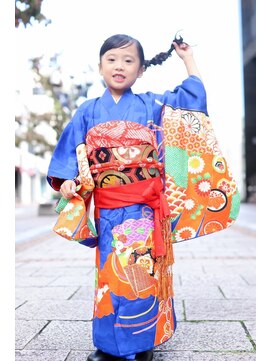 ヘアメイク バースデイ(Hair make Birth Day) 十三詣り/成人式/着物ヘア/七五三/七五三ヘア/振袖/振袖ヘアA様