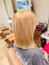 ヘアートゥリース 武蔵小杉店(hair trees)&nbsp;切りっぱなしボブ