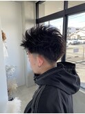 スパイキーショート/ピンパーマ/ケアパーマ/メンズカット
