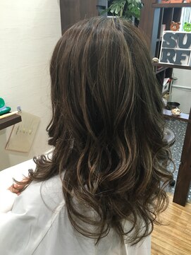 カナオア ヘアーデザイン(kanaoa hair design) ハイライトたっぷりグレージュ