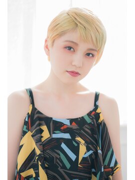 エイル(Ail) Ail style 0422-27-5554ミルクティーブロンドショート