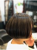直毛の方必見！　まん丸ボブパーマ