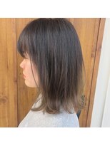 ヘアーアンドスパ ポッケ(hair&spa POKKE)&nbsp;ハイライト&切りっぱなしボブ