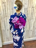 ヘアースペース ムーン(Hair Space MOON) ゆかたの着付けとヘアセットは岡山表町のヘアースペースムーンへ