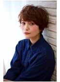 アンニュイなショートウェーブヘア○