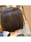 ハイライト×パツっとボブ