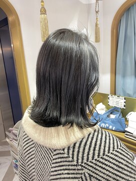 ロンドアベニール 北千住(Lond avenir) 外ハネボブ　グレージュ　西田大樹