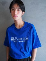 シルバーカラー/ニュアンスマッシュ/かき上げサイドパート/10代