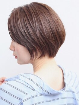 アモル ヘアー(AMOR HAIR)の写真/イノアオイルカラー導入サロン◎染め方の工夫で明るめの白髪染めも可能◎白髪染めはAMORにお任せください☆