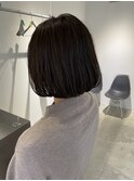 収まりの良いボブ