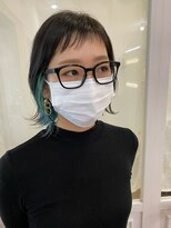 イノセントヘア(innocent.hair)&nbsp;切りっぱなしボブ・インナーカラー