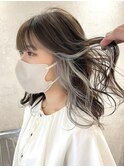 【BOND平山のサロンスタイル】インナーカラー/グレージュ