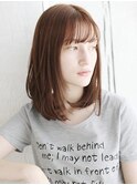 大人可愛いナチュラルロブ