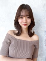 アフロート ルヴア(AFLOAT RUVUA)&nbsp;るなstyle 20代30代40代 鎖骨下くびれヘア 韓国風 顔周り 新宿