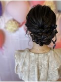 結婚式お呼ばれヘア