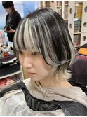 ★白っぽいインナーカラー マッシュウルフ【SOMEBRIDGE】