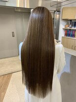 ジエクト カナウ(The Ect canow)&nbsp;髪質改善アッシュカラーくすみベージュ細めハイライト