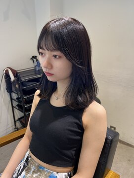 トレス(TRESS) レイヤーボブ　外ハネボブ　くびれボブ　ブラウンカラー