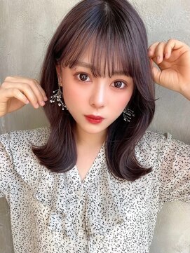 プラチナ(PLATINA) まなstyleレイヤーカットのお色気ヘア 20代30代40代 お顔まわり