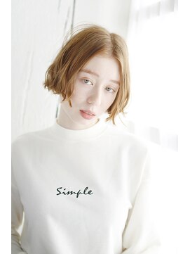 セントラル プラスエヌ(CENTRAL+n) 20代30代40代 ニュアンスカールのバッサリボブ【草津】#525