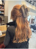 ヘアセット／ハーフアップ/【クチコミ人気】【今日行ける】