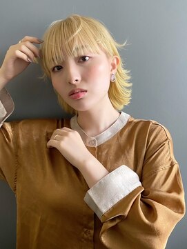 ユニックス モザイクモール港北店(UNIX) 【UNIX港北】ハイトーンハッシュカット#ウルフヘア